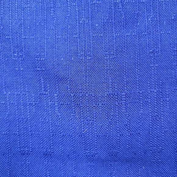 KASPER Lightweight Linen Skirt Suit Royal Blue Size 10P Vintage - Picture 8 of 12